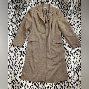 Long Wool Trench Coat
